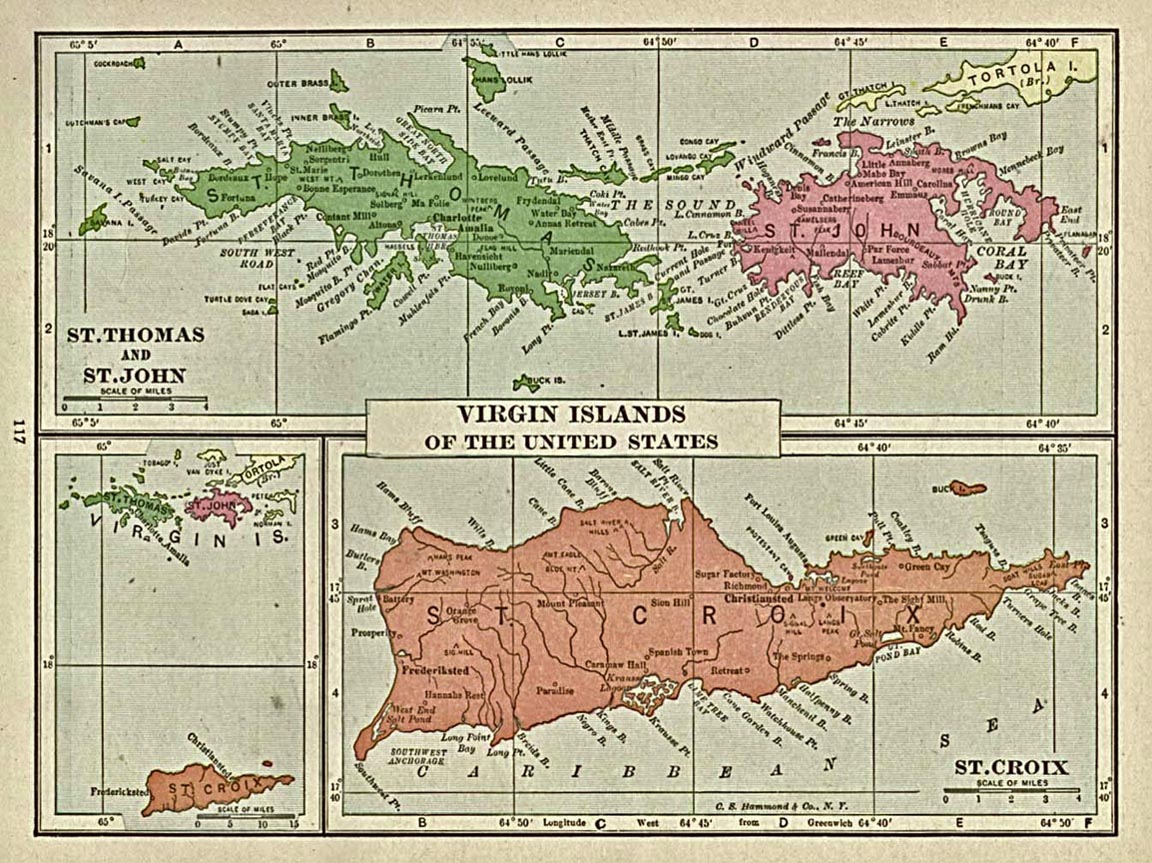 Virgin Islands c 1920 wallpaper