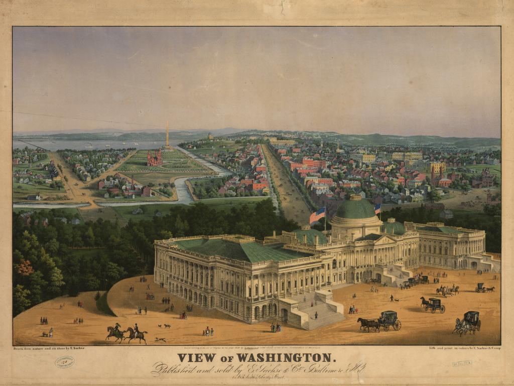 Washington DC 1855 wallpaper