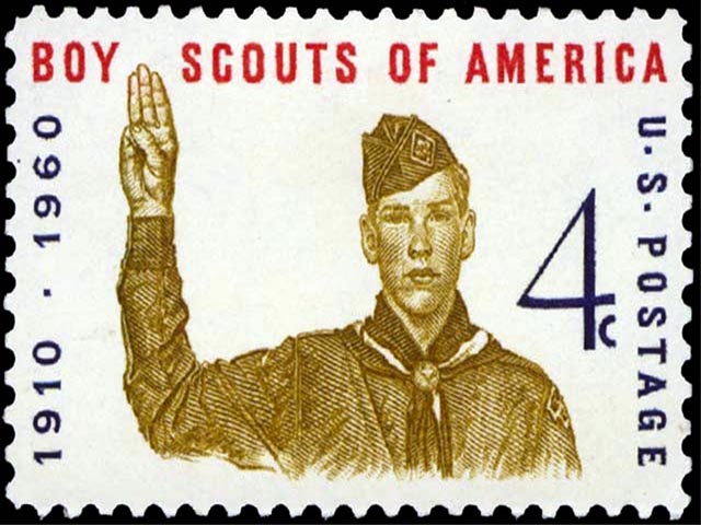 Boy Scouts Jubilee Stamp wallpaper