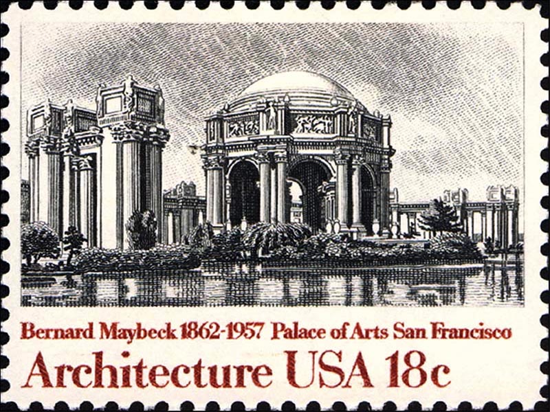 San Francisco Palace of Fine Arts Stamp wallpaper