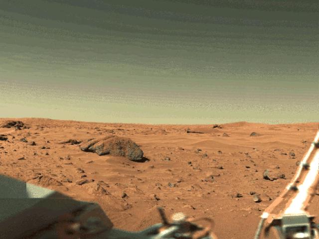 The surface of Mars from the Viking Lander wallpaper