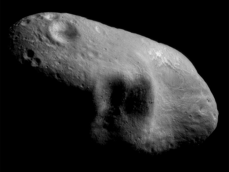 Asteroid 433 Eros 127 miles from NASA's NEAR spacecraft wallpaper