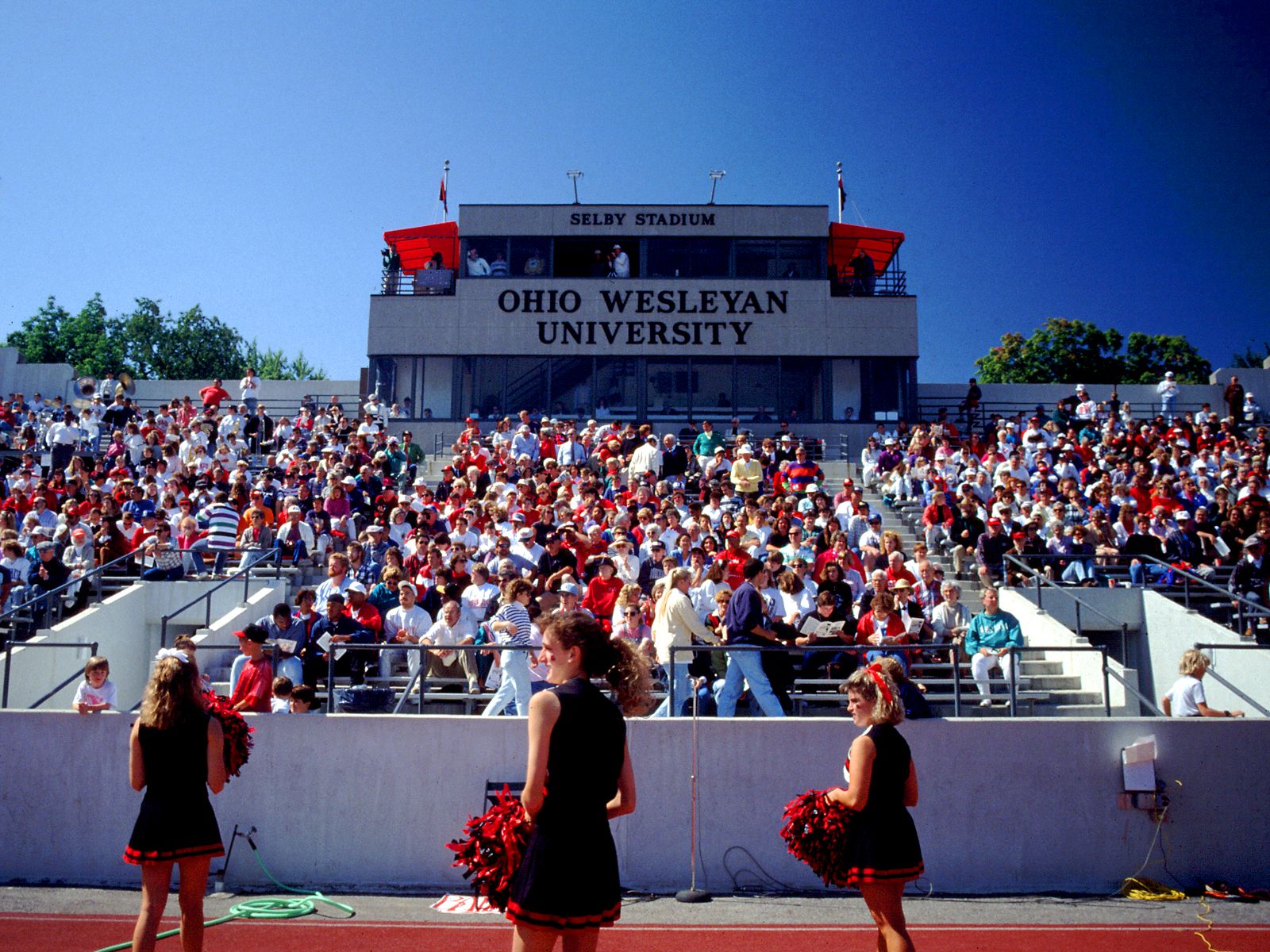Ohio Wesleyan University<br />Summer at Selby Stadium wallpaper