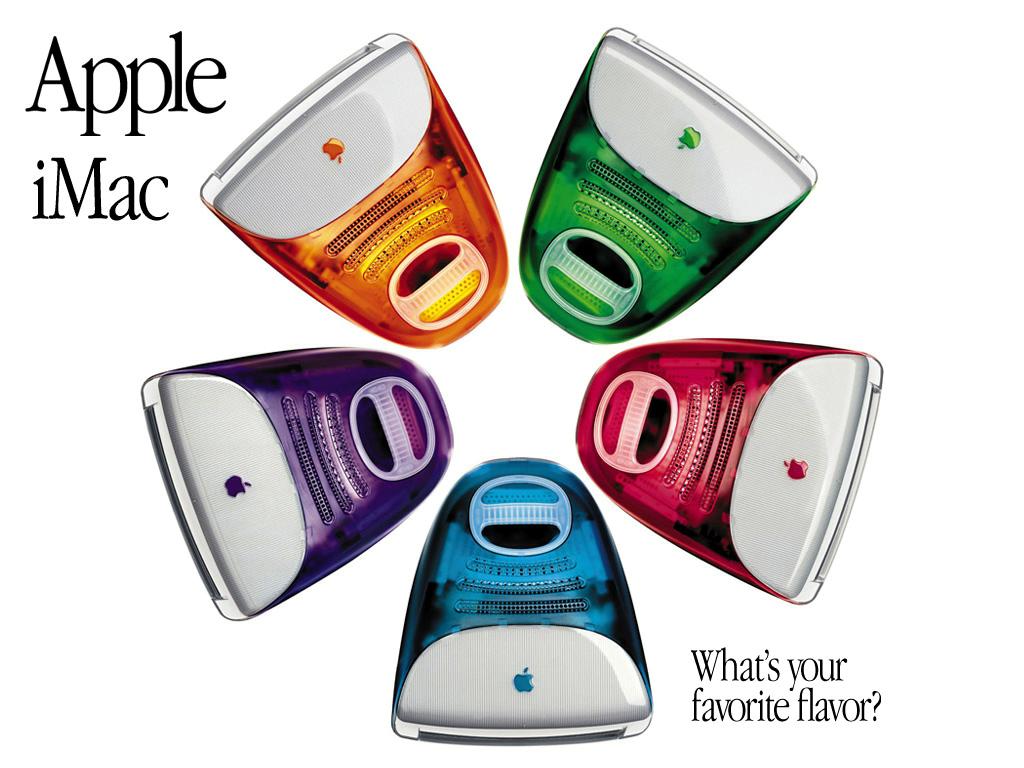 iMac in flavors wallpaper