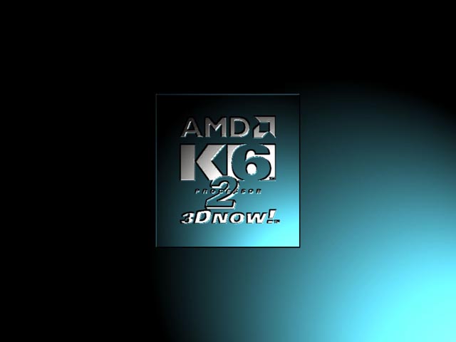 AMD K6 Logo Screen wallpaper