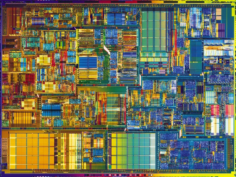 Pentium 4 Die wallpaper
