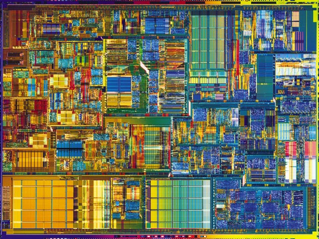 Pentium 4 Die wallpaper