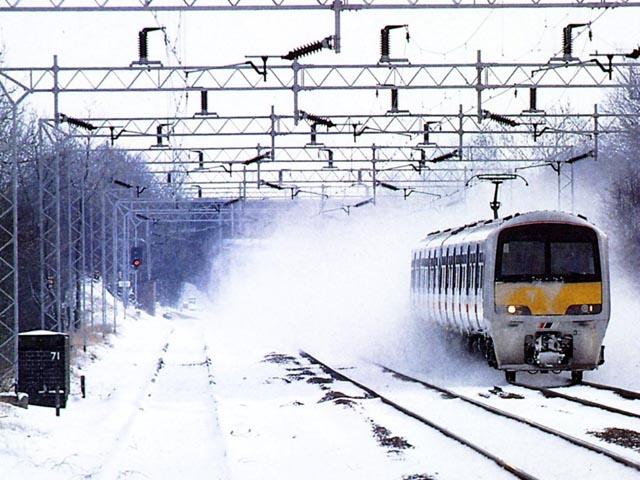 Snow Train wallpaper