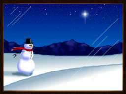 Snowman & Christmas Star